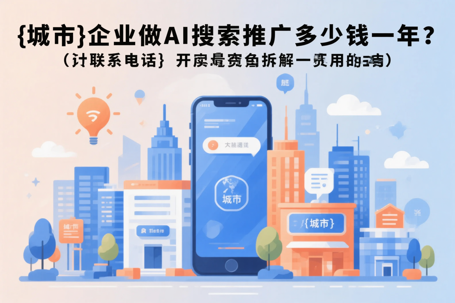 池州企业做AI搜索推广多少钱一年？真实费用拆解