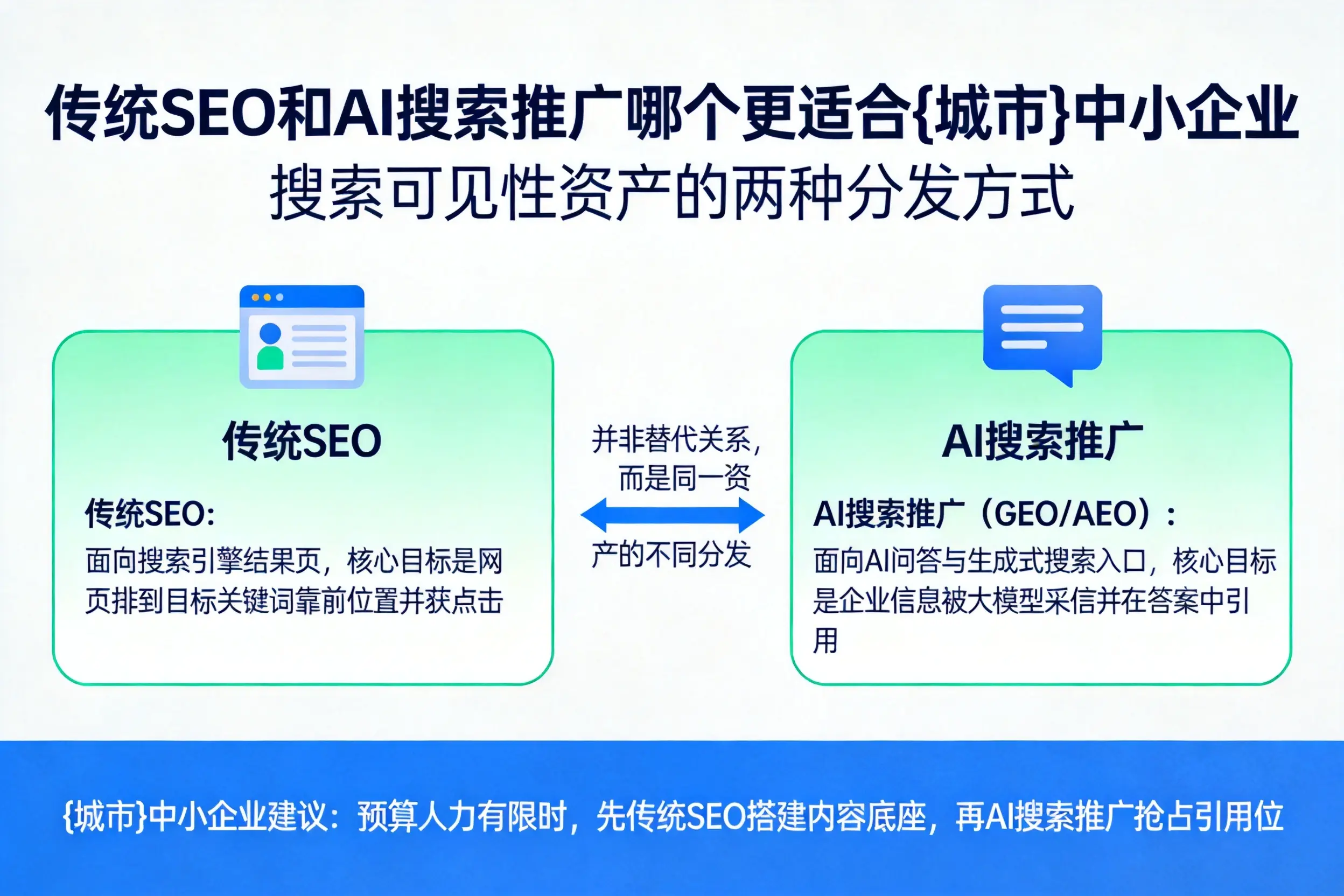 传统SEO和AI搜索推广哪个更适合池州中小企业