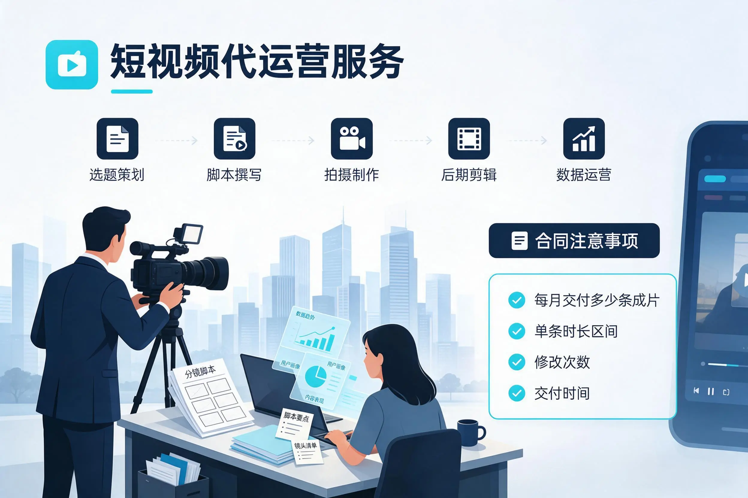 短视频代运营包含哪些服务？池州企业常见问题科普