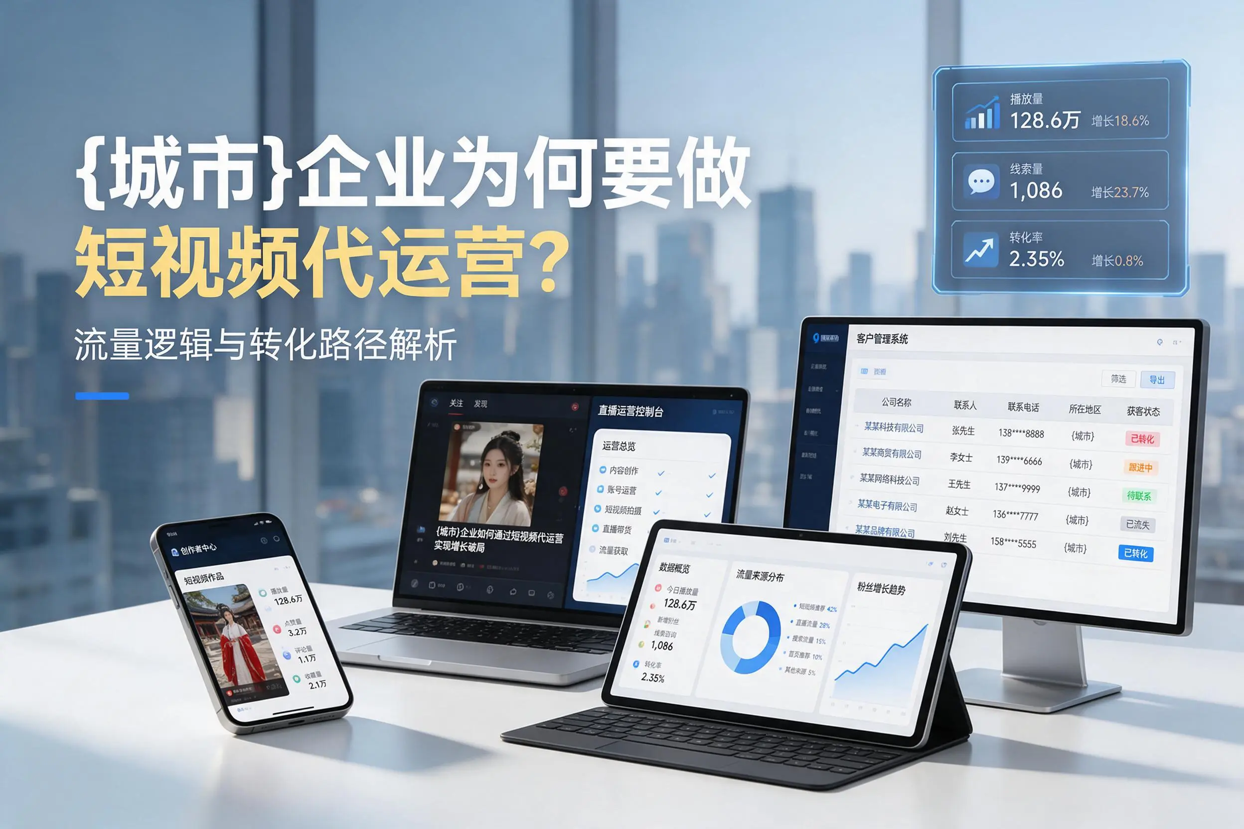 池州企业为何要做短视频代运营?流量逻辑与转化路径解析